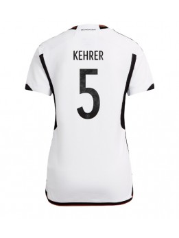 Tyskland Thilo Kehrer #5 Replika Hemmakläder Dam VM 2022 Kortärmad
